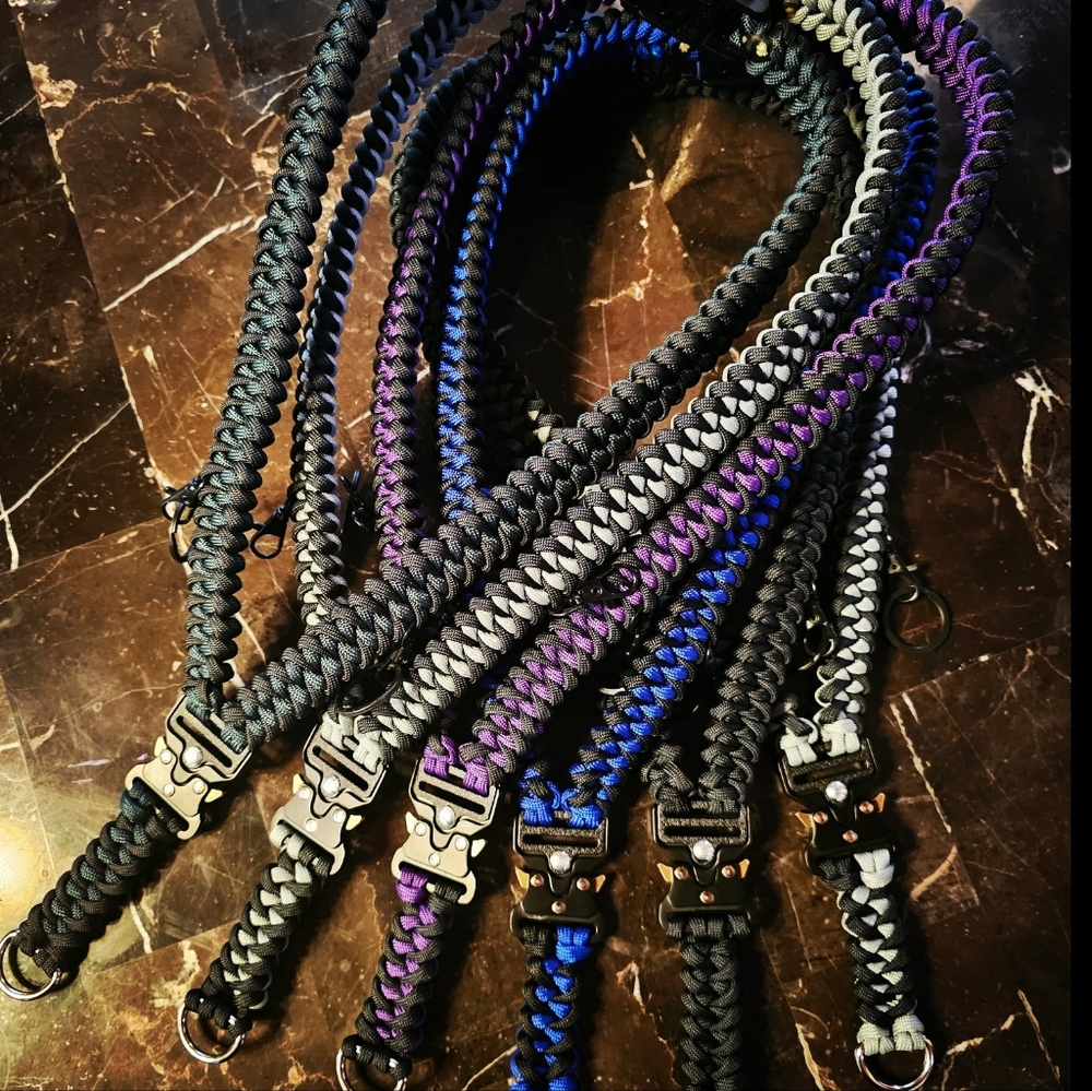 Paracord lanyards for badge/IDs